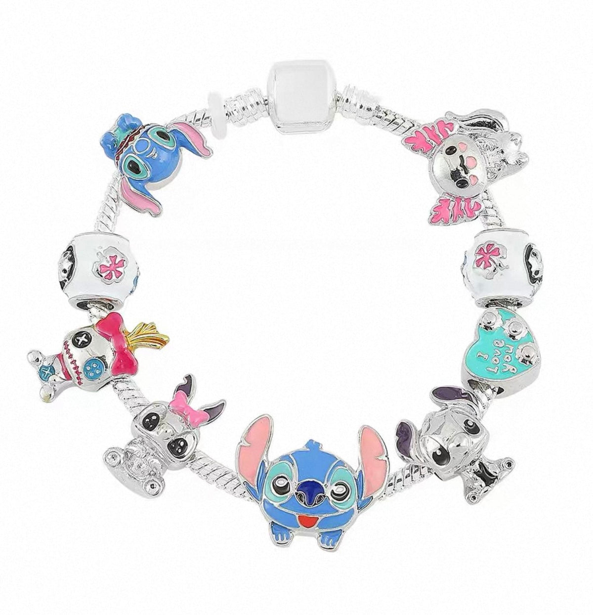 Friends Forever Silver Pendant Bracelet